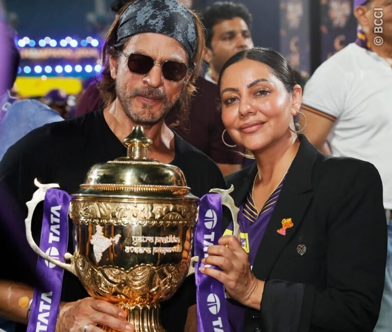 Shah Rukh Khan celebrates KKR IPL 2024 win